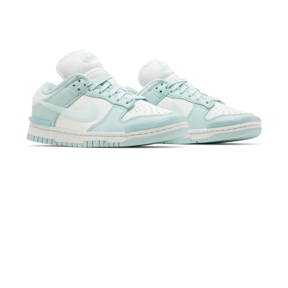 Nike Women's Sky Blue and White Sneakers